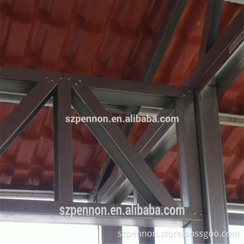 Galvanized Steel Roof System Truss